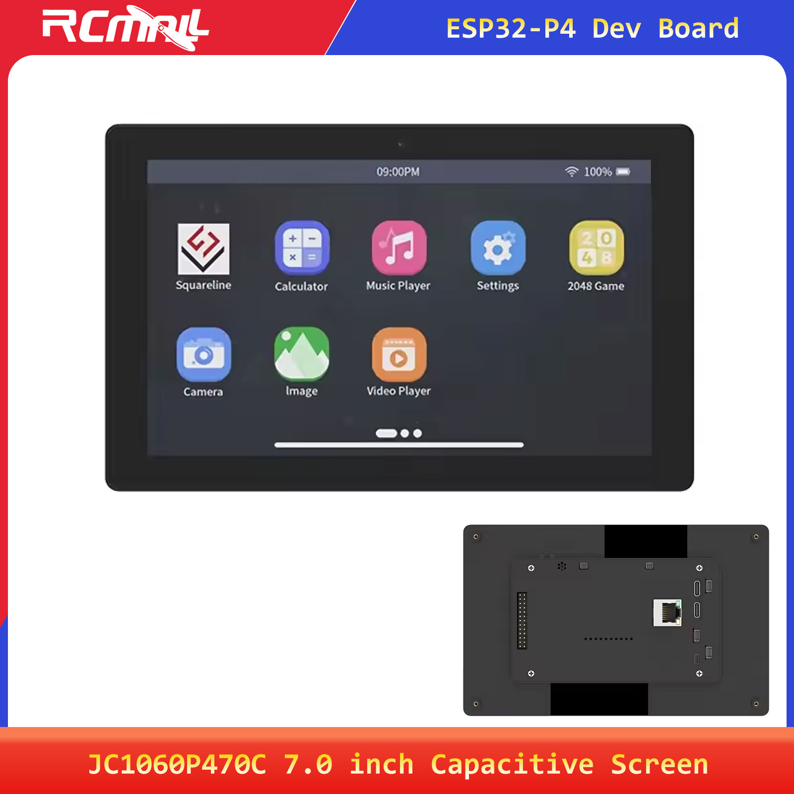 Esp32 C6 - Placa de Desarrollo JC1060P470C con Pantalla