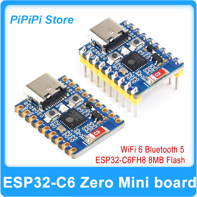 Espressif Esp32 - Placa de Desarrollo ESP32-C6 Zero Super