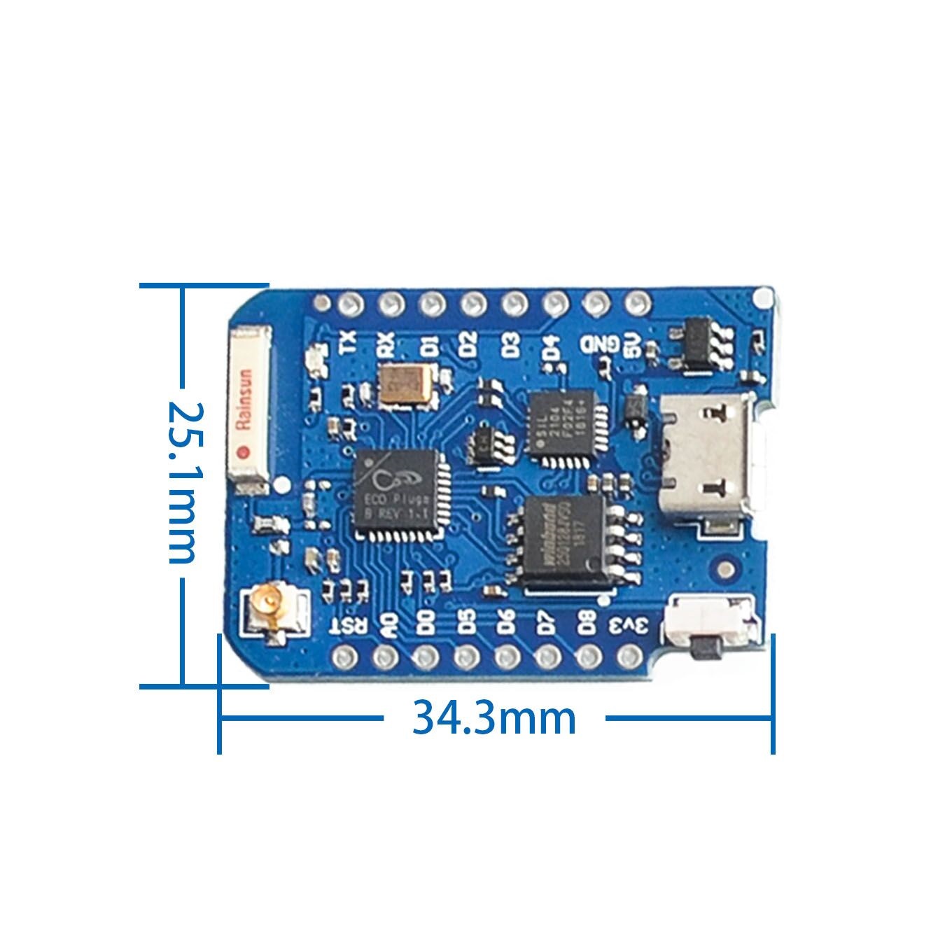 WEMOS D1 Mini Pro 4M 16M Bytes - Esp8266 Nodemcu reseña y precio