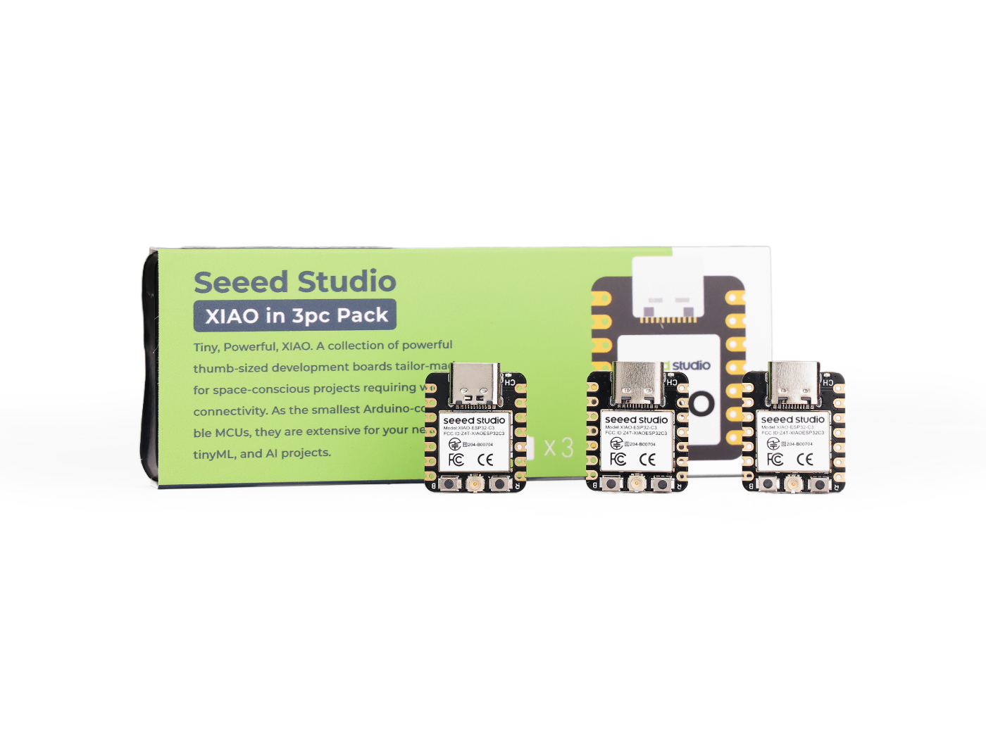Paquete de 3 uds XIAO ESP32C3  - Esp32 C3 reseña y precio