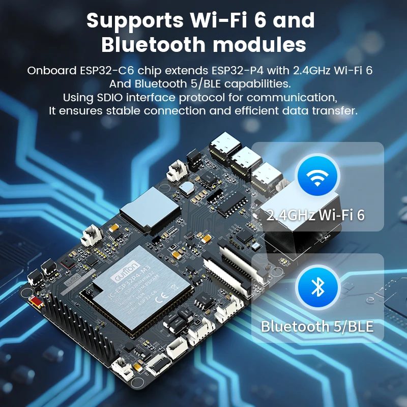 Placa de desarrollo JC-ESP32P4 - Esp32 C6 reseña y precio