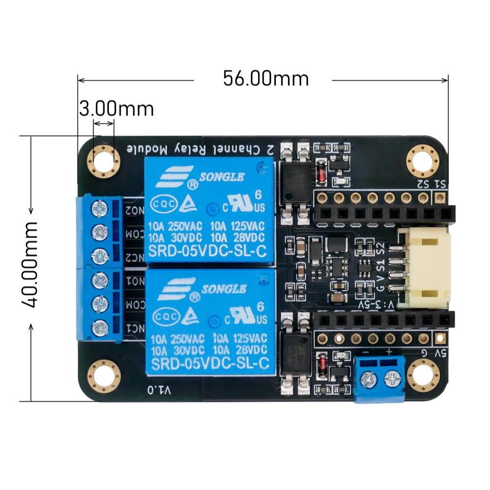 Módulo de relé de 2 canales, e - Espressif Esp32 reseña y precio