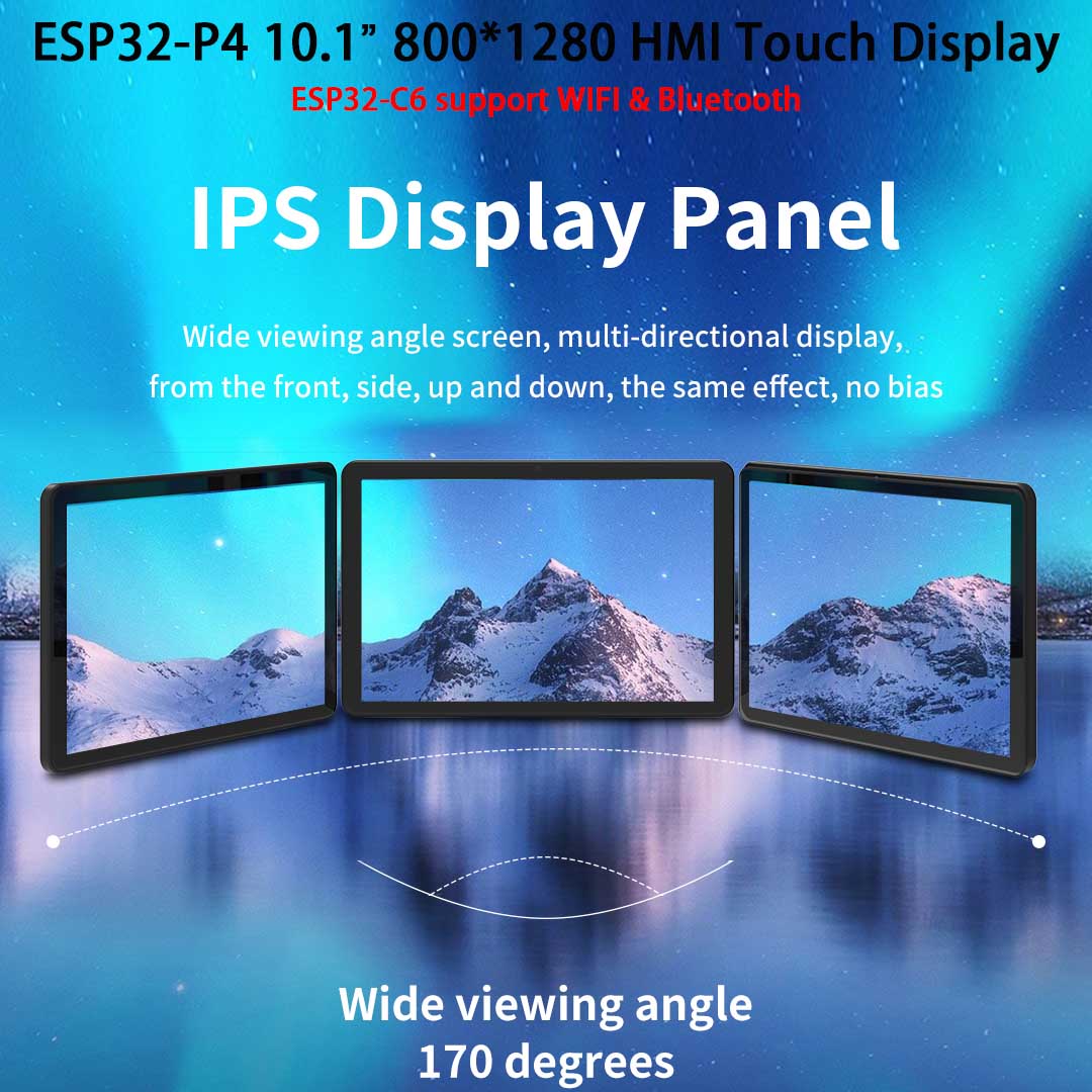 ESP32-P4 10,1 pulgadas 800*128 - Esp32 P4 reseña y precio
