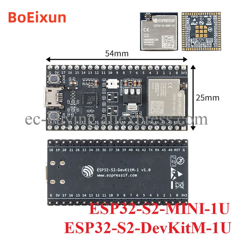 ESP32-S2-DevKitM-1U Placa de d - Esp32 S2 reseña y precio