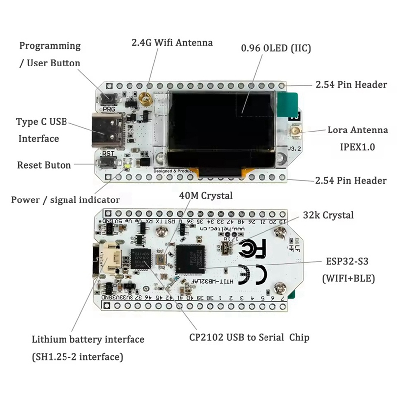 Heltec LoRa32 V3 863-928MHZ ES - Esp32 S3 reseña y precio
