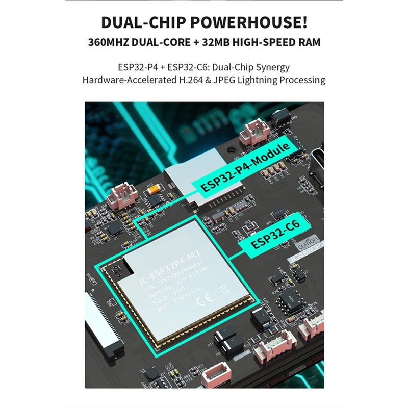 Placa de Desarrollo B68C ESP32 - Esp32 P4 reseña y precio