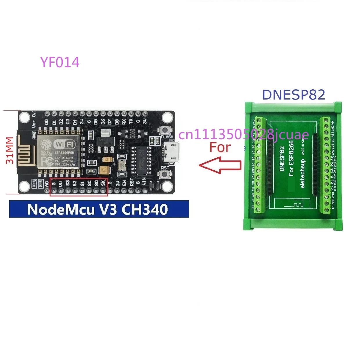Módulo WiFi ESP8266 NodeMcu, C - Esp8266 reseña y precio